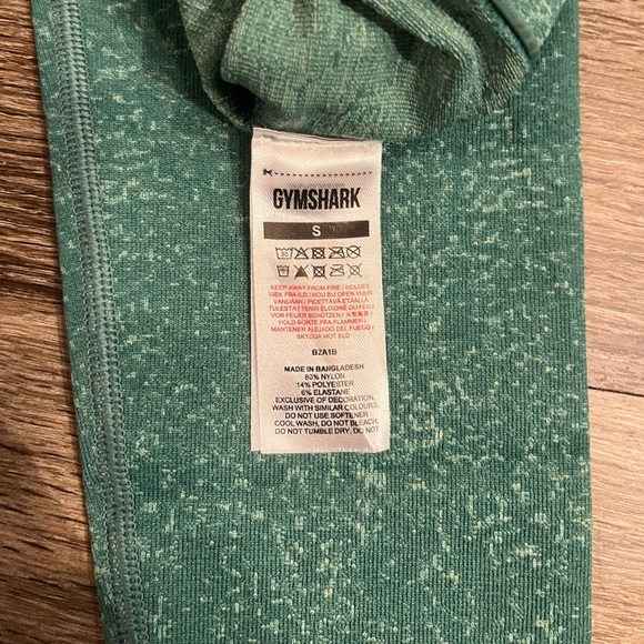 Gymshark | Adapt Fleck Seamless Leggings in Mineral/Alpine Green Size Small - Picture 5 of 7